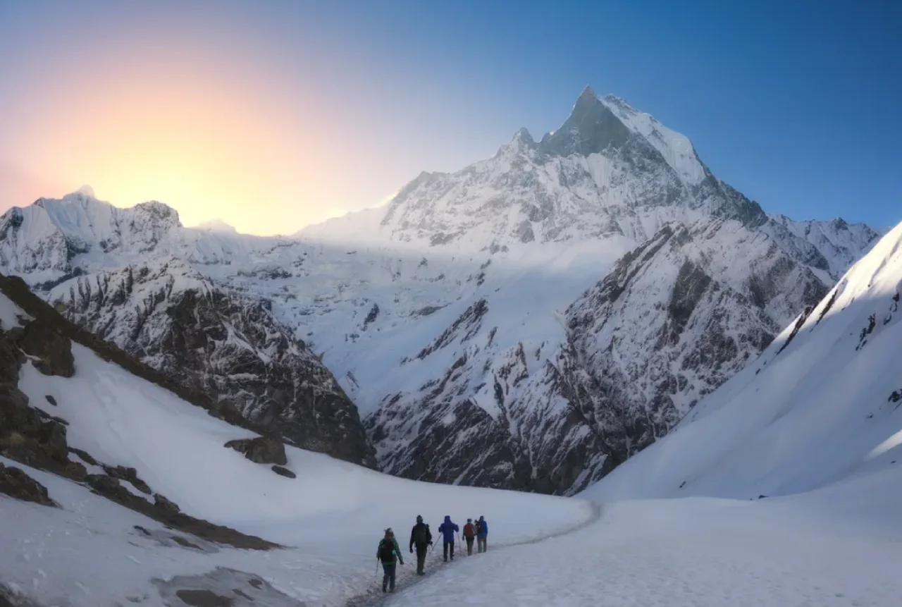 Preparing for the solo trek to Annapurna base camp