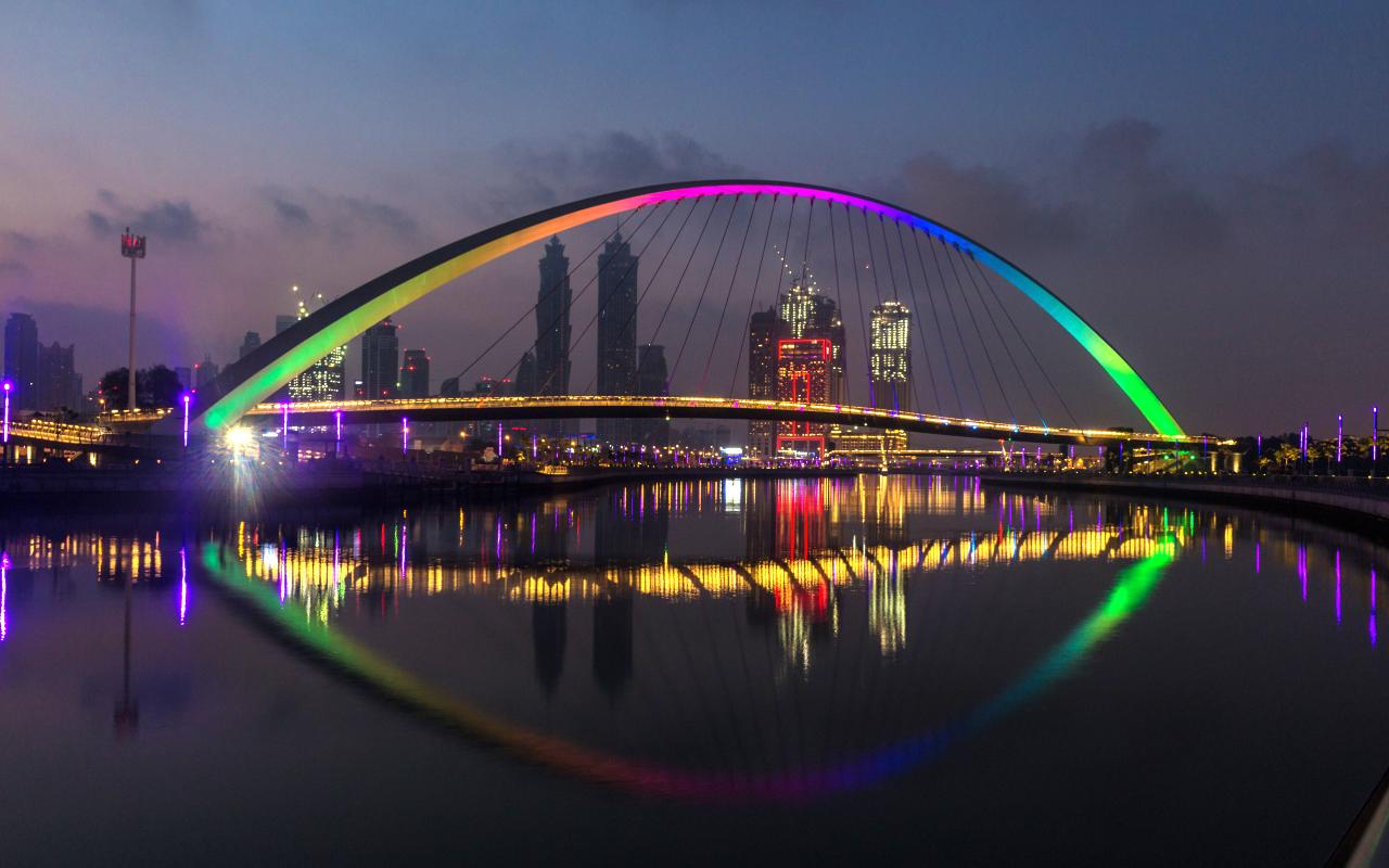 Dubai Water Canal Boardwalk