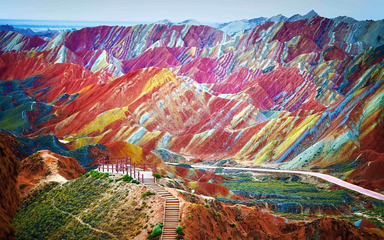 Rainbow Mountains, China