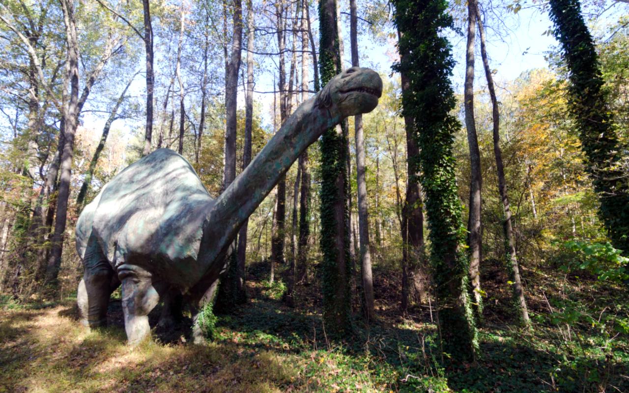 Brontosaurus Statue, Museum of Life and Science