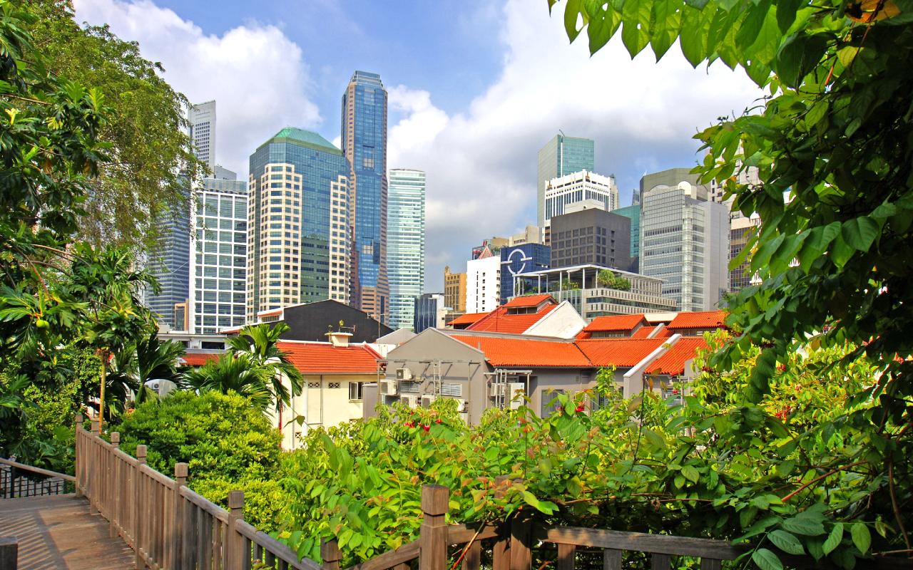 View from Ann Siang Hill Park